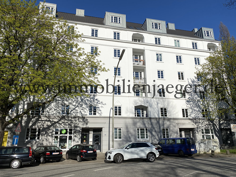 Winterhude bei der Meenkwiese - modernsierter Altbau mit Balkon - Holzdielen - Einbauküche - 2.OG - - Photo 2