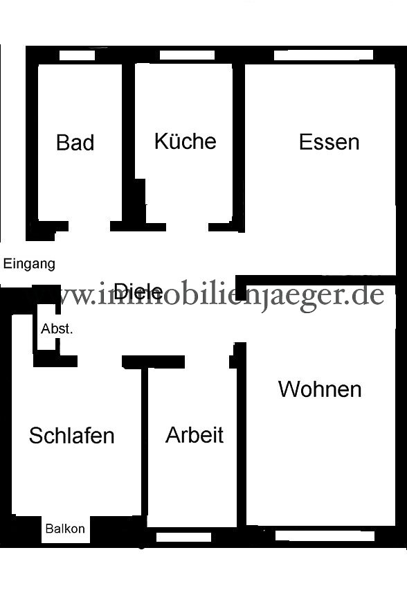 Zw. Stadtparkt und Mühlenkamp - Erstbezug nach nach Neuausbau - Dachwohnung mit Balkonfenster - Photo 1