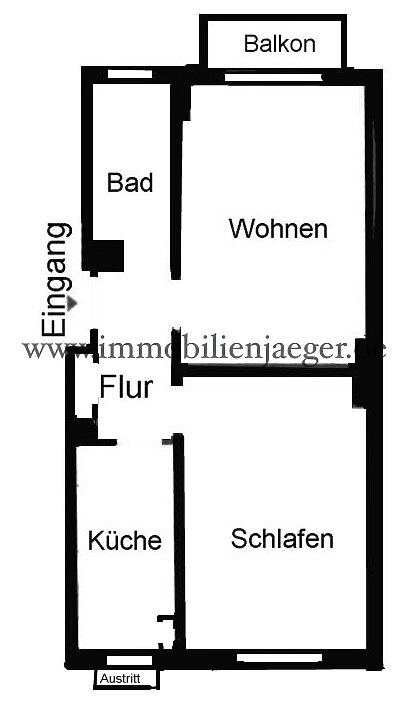 Horn Washingtonallee - modernisierte Wohnung mit 2x Balkone - große Küche mit EBK - Badewanne - Photo 4