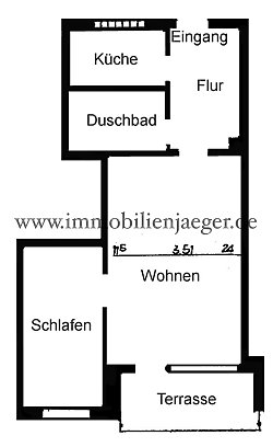 Grundriss EG WE 12