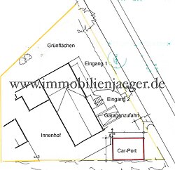 Grundstücksskizze