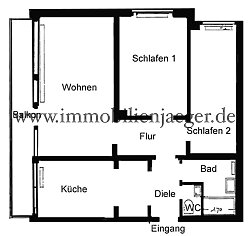 Grundriss 1.OG vorne